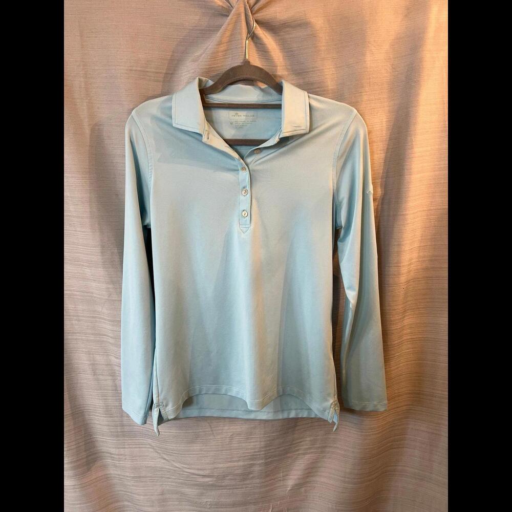 Peter Millar long sleeve golf shirt